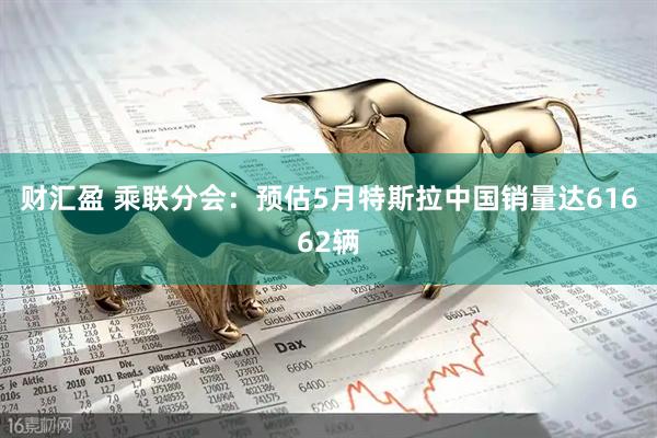 财汇盈 乘联分会：预估5月特斯拉中国销量达61662辆