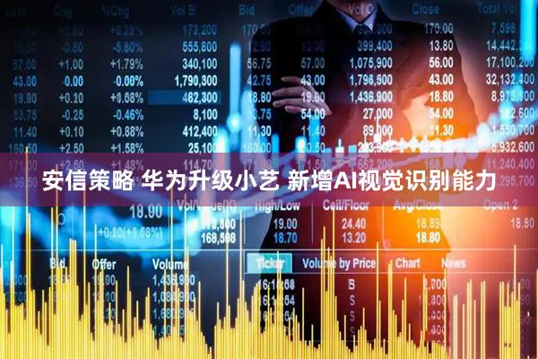 安信策略 华为升级小艺 新增AI视觉识别能力